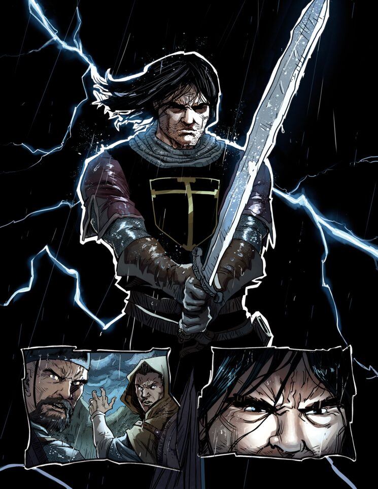 Página terminada del cómic