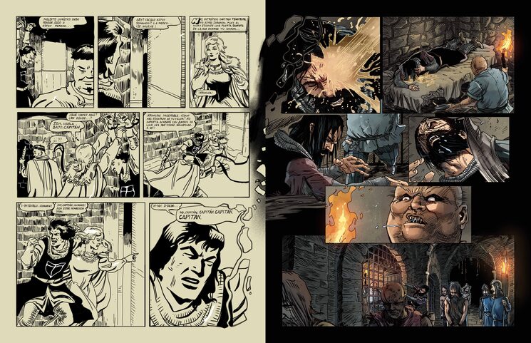 Flash-back y dibujo general del cómic