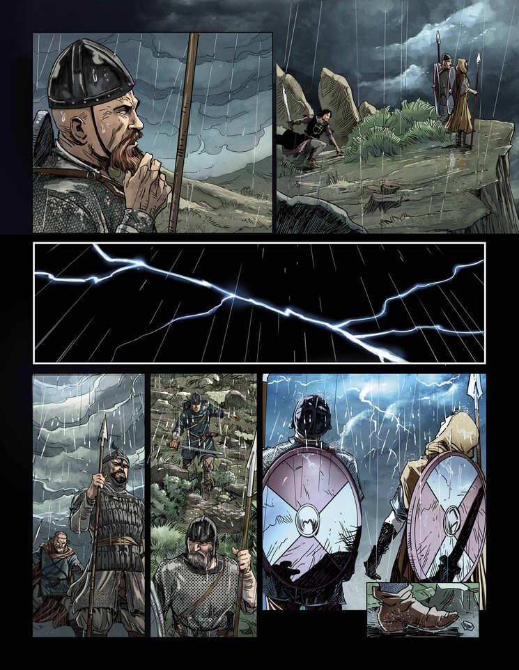 Página terminada del cómic
