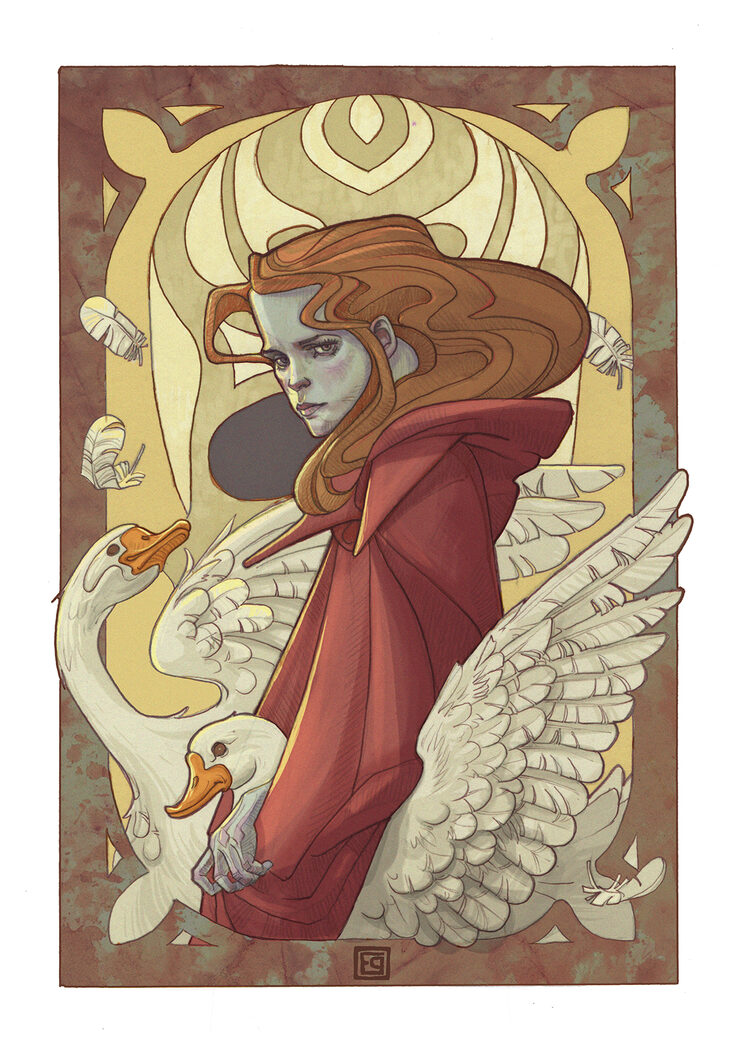 UNA DE LAS LÁMINAS QUE PUEDES CONSEGUIR FIRMADA POR EL AUTOR.