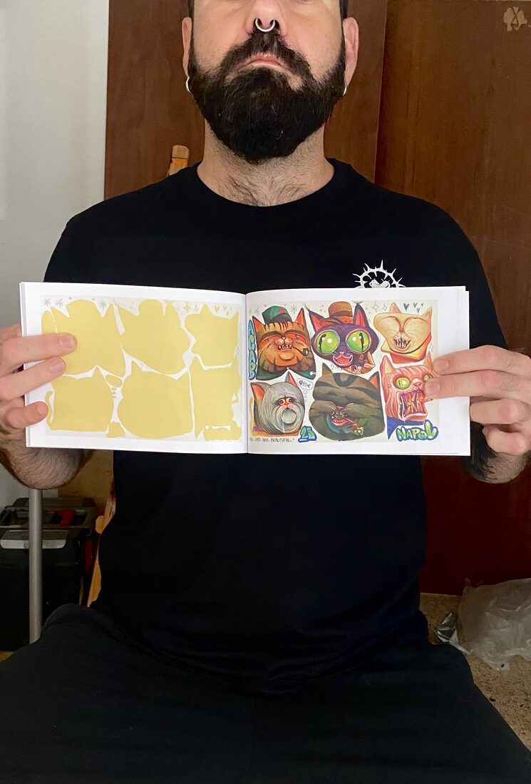 Prueba de impresión de cómo se vería por dentro.