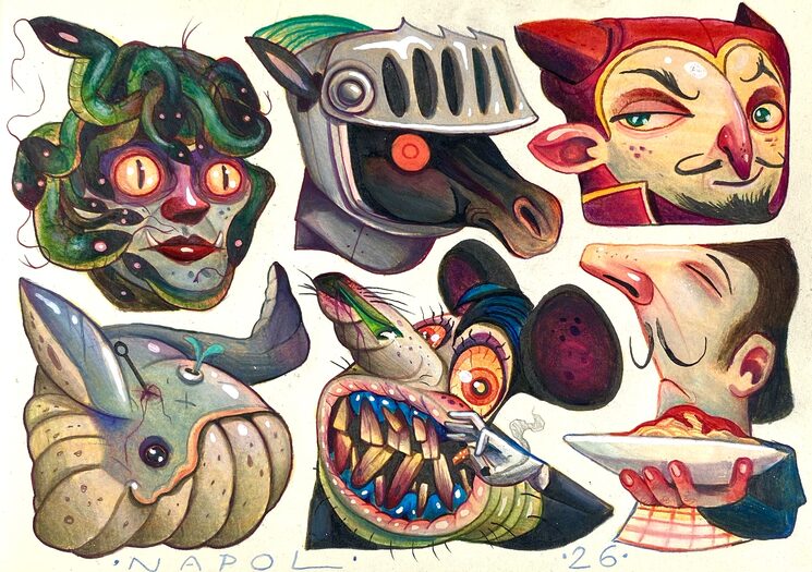 Manchas y resultado final.