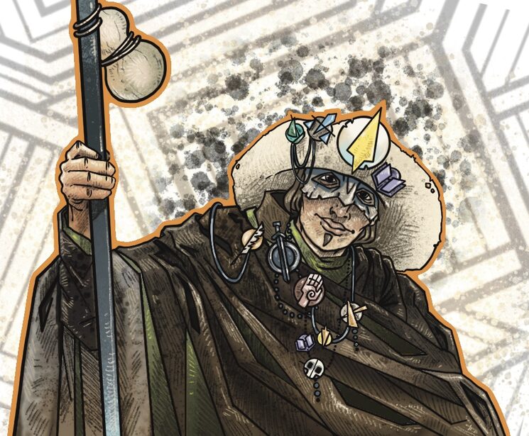 Diago el Mensajero. Ilustración del juego de Daniel Jimbert.