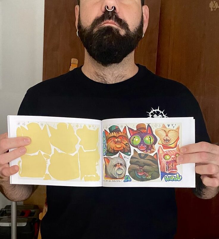 Prueba de impresión de cómo se vería por dentro.