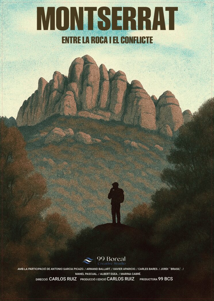 Póster documental Montserrat: Entre la roca i el conflicte
