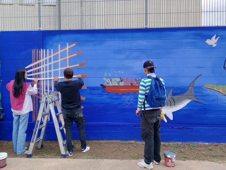 Mural de Nabil Sultan @art_ikram_nabil de la #7 EDICIÓ monar