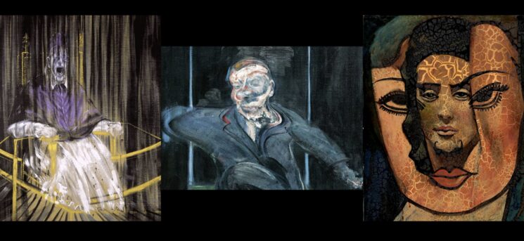 Obras de Francis Bacon y Francis Picabia