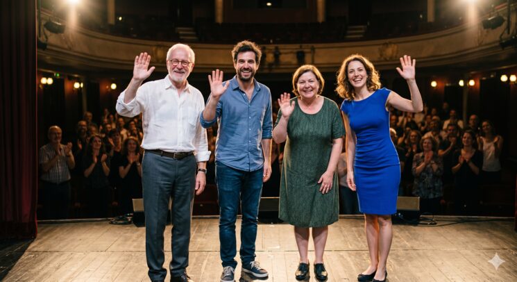 El elenco os saluda