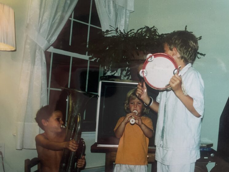 Me and my older siblings; Henry and Jackson 