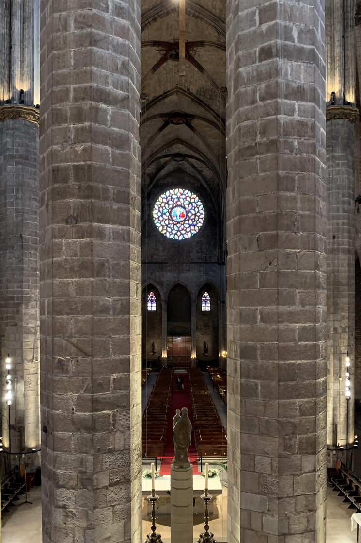 Basílica de Santa María del Mar, en la Barcelona
