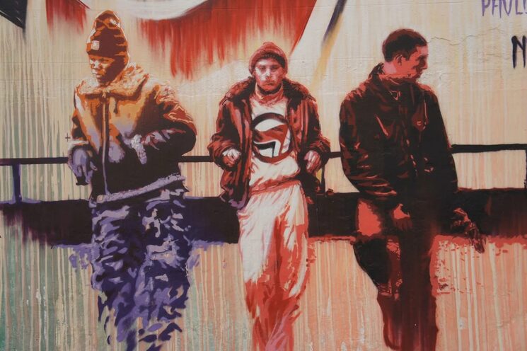 Mural antifascista de Roc Blackblock, 2015.
