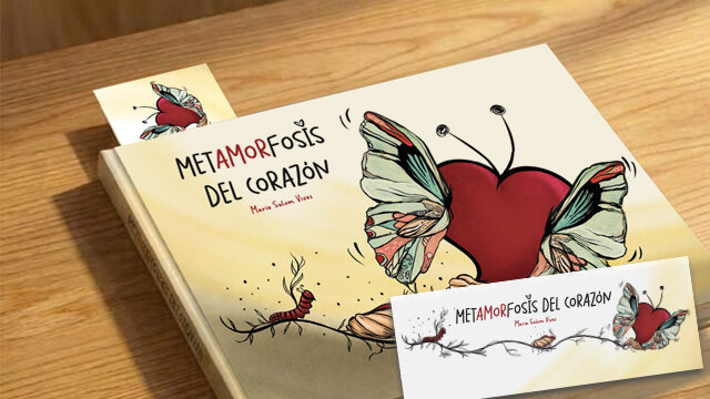 Libro "Metamorfosis del Corazón + Marcapáginas