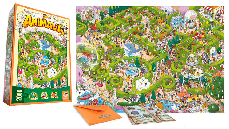 En la caja no sólo encontrarás el puzzle, sino también ¡un sobre secreto con mucha diversión!