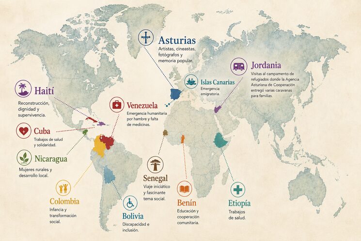 Mapa con alguna de las diferentes coberturas.