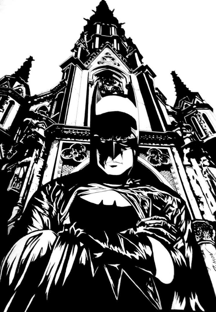 ORIGINAL DIN A3 Batman