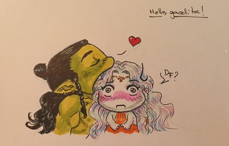 ¡Nuestro héroe orco tiene claro el momento en que hizo crush con Mareen!