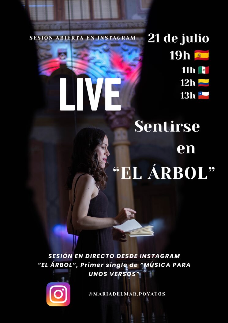 Live en Instagram @mariadelmar.poyatos