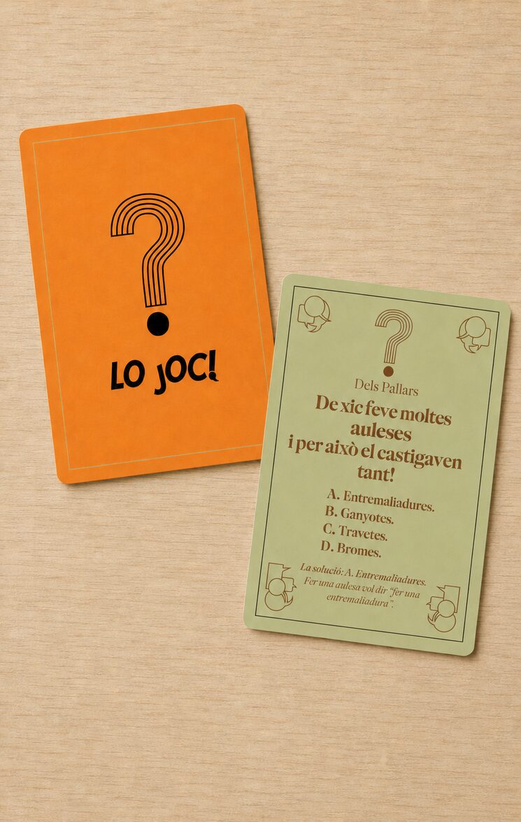 Dels Pallars! En aquest repte, responeu les preguntes de cultura general o de llengua relacionada amb els Pallars.