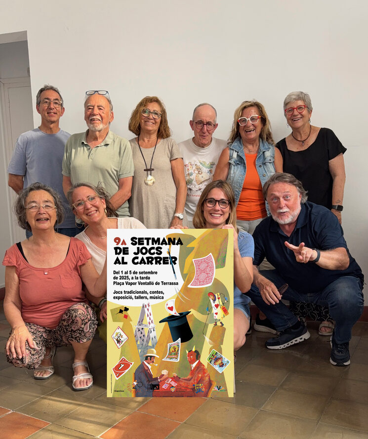 Equip de narradores i narradors VET AQUÍ QUE. (imatge 9ª Setmana de Jocs)