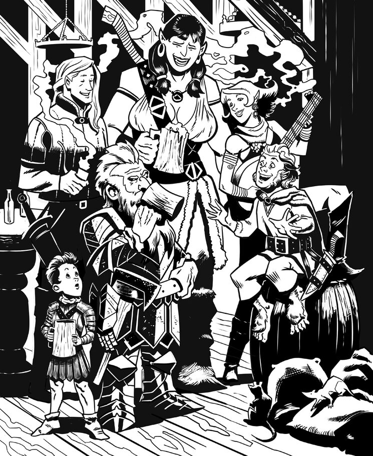 Una amplia variedad de semihumanos con los que trabar amistad y vivir aventuras