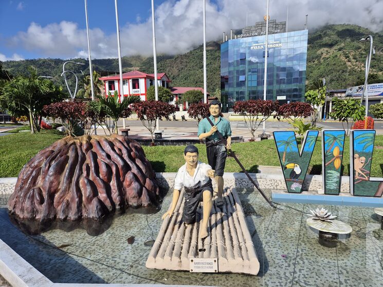 Villa Virgen. Monumento a los fundadores