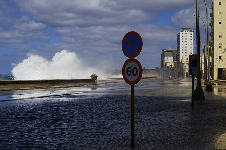 Malecón de La Habana el 23 de febrero de 2026
