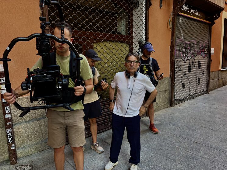 Filmación de MAR ROJO, en Madrid