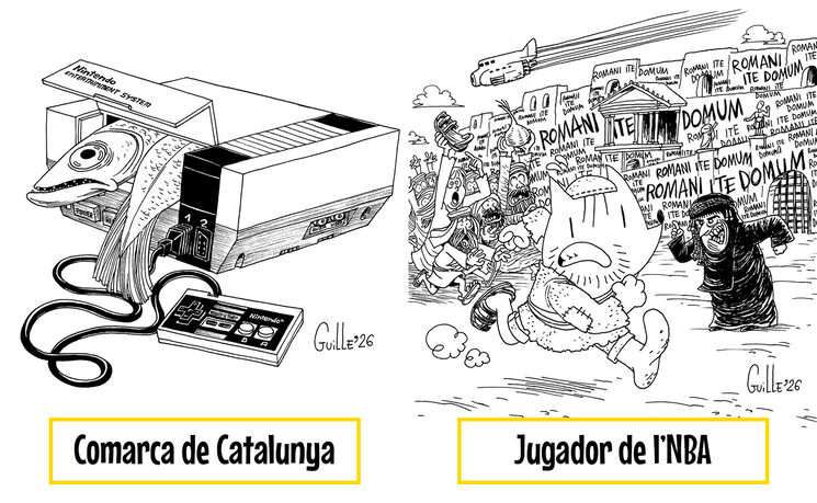 Dos xurroglífics de mostra. Els endevines? La web et diu si has encertat o com de prop estàs de la solució.
