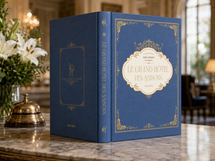 Los títulos de las recetas aparecen en francés por coherencia con el universo del Grand Hôtel, siempre acompañados de su traducción al español. Todo el contenido del libro está escrito en español.
