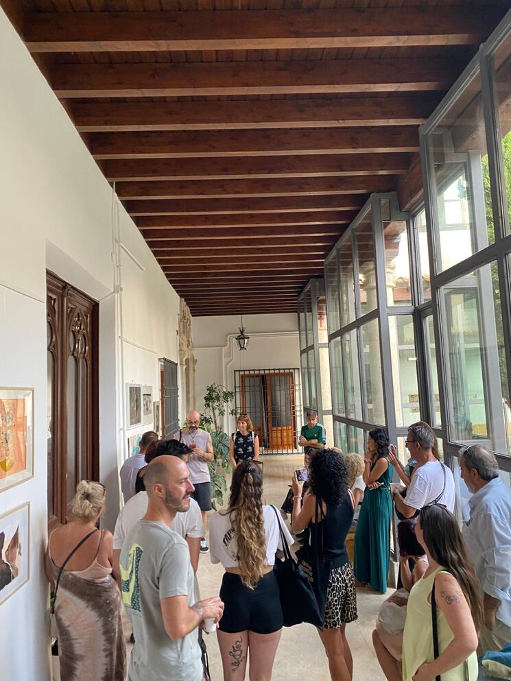 Imagen de inauguración exposición en Cuenca