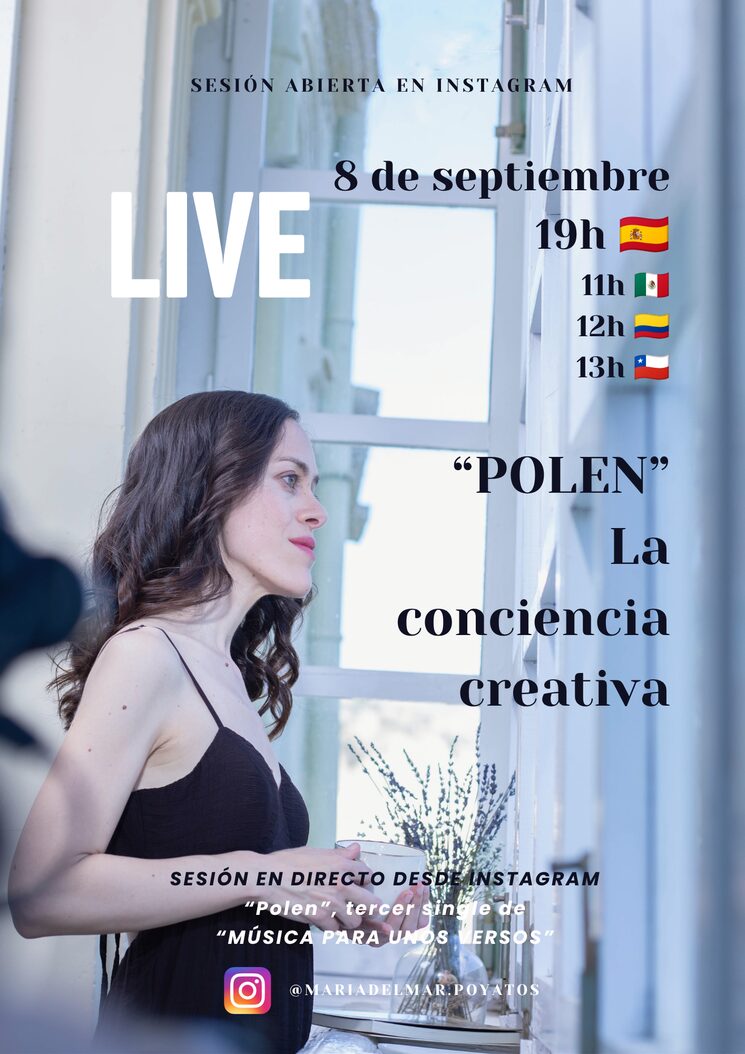 POLEN, la conciencia creativa - LIVE EN INSTAGRAM, 08/09 19h