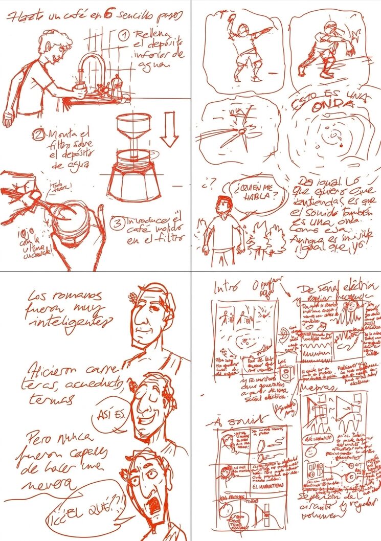 Algunos bocetos e ideas.