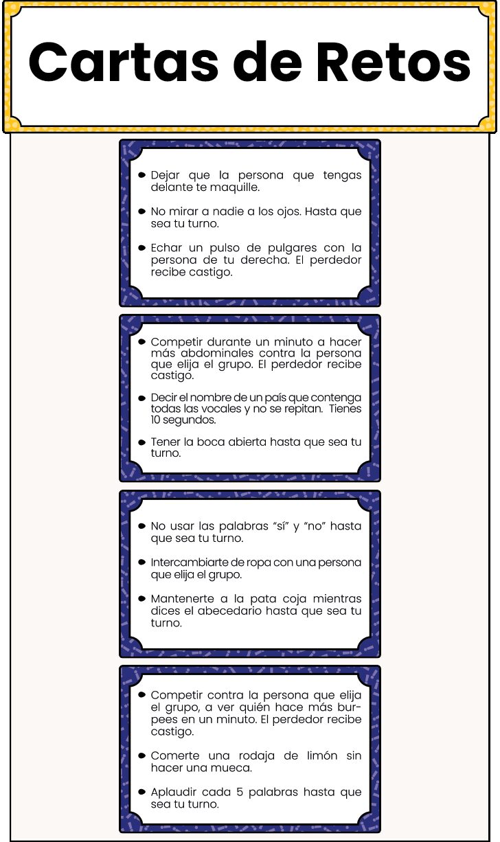 Cartas-retos
