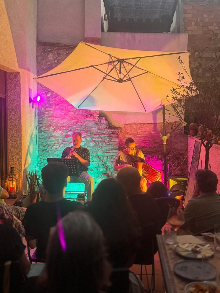 Recompensa concert a casa meva amb el Xavier Pié al saxo soprano