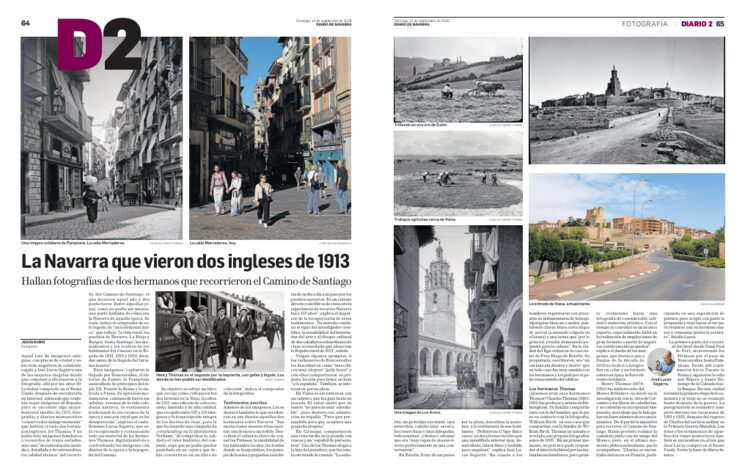 2 Páginas dedicadas al proyecto en el Diario de Navarra