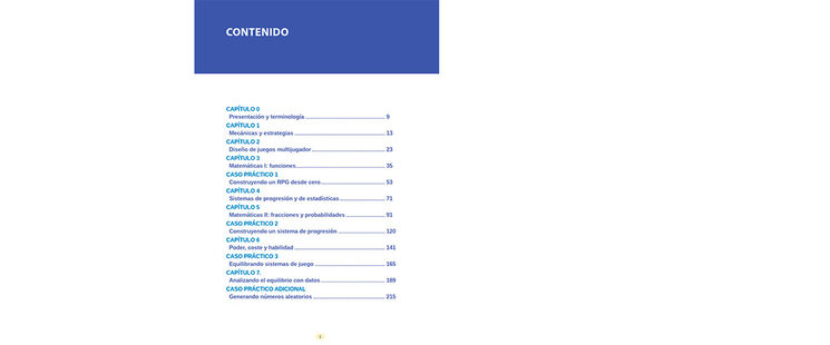 Contenido del libro