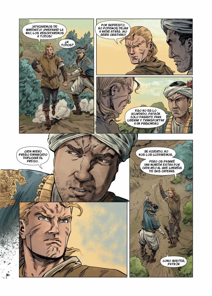 Página coloreada y rotulada 