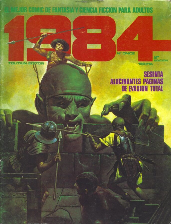 Portada de la revista 1984 editada por Toutain