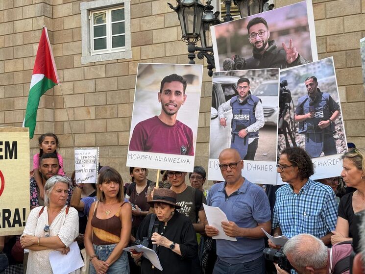 13 de agosto de 2025 - Plaça Sant Jaume de Barcelona. Europa Press