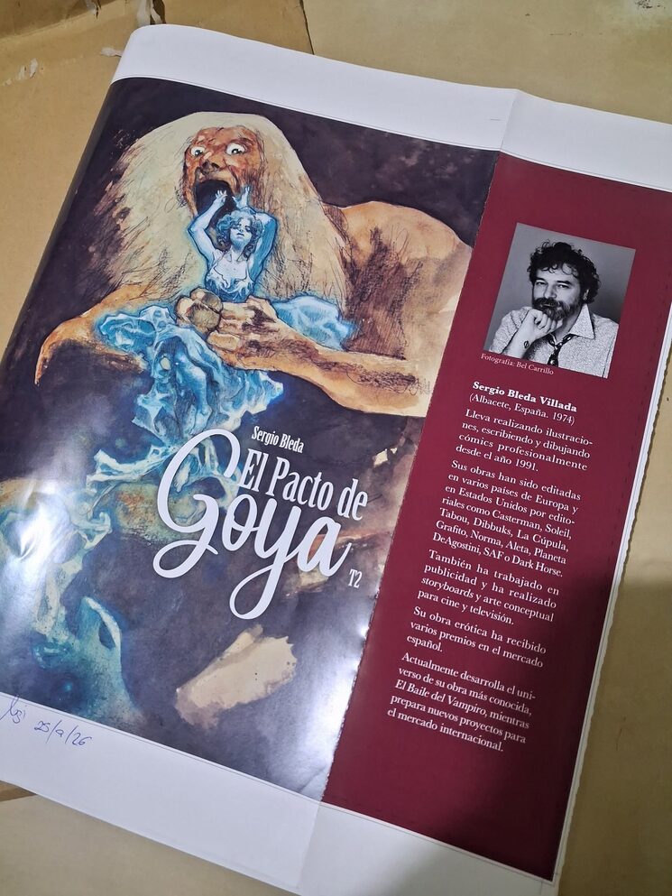 Prueba de imprenta de "El pacto de Goya"