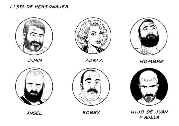 Los personajes de nuestro cómic