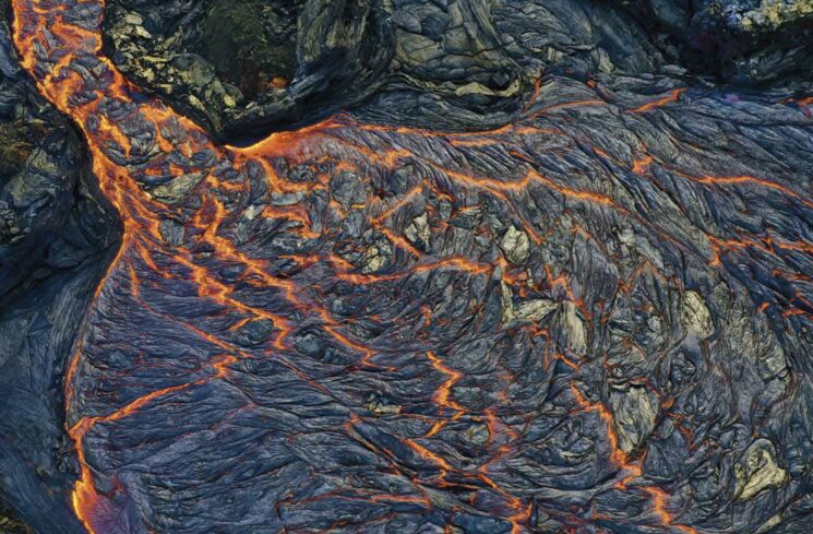 EUROPA: un lago de lava a vista de pájaro. Otra imagen muy difícil de conseguir.